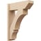 Ekena Millwork 7 1/2-in W x 22-in D x 30-in H Balboa Slat Rough Cedar Woodgrain TimberThane Outlooker, Primed Tan OUTUR075X22X30BOA24RCPR - alternate 1